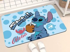 Alfombra base goma decorada